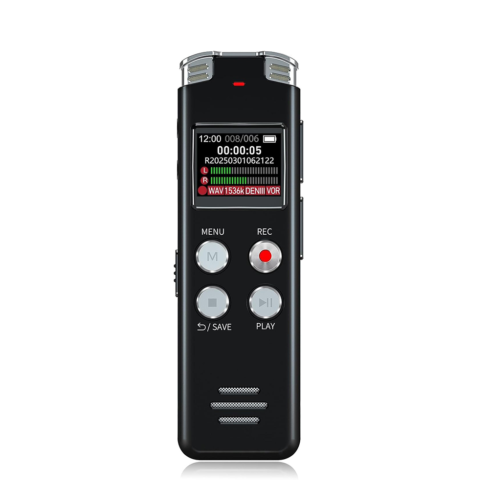 Digital Voice Recorder L357 Intelligent Noise Reduction for Lectures Interview Meeting