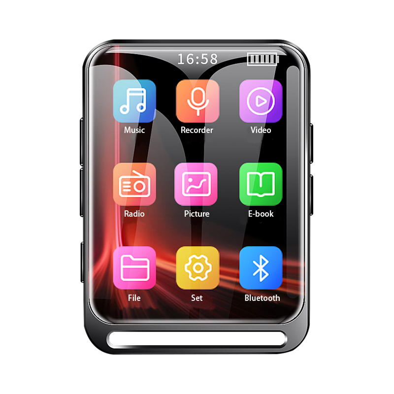 Mini Portable Stereo MP3 Player MB35 Support TF Card Touch Screen Music Player for Sport Study Video