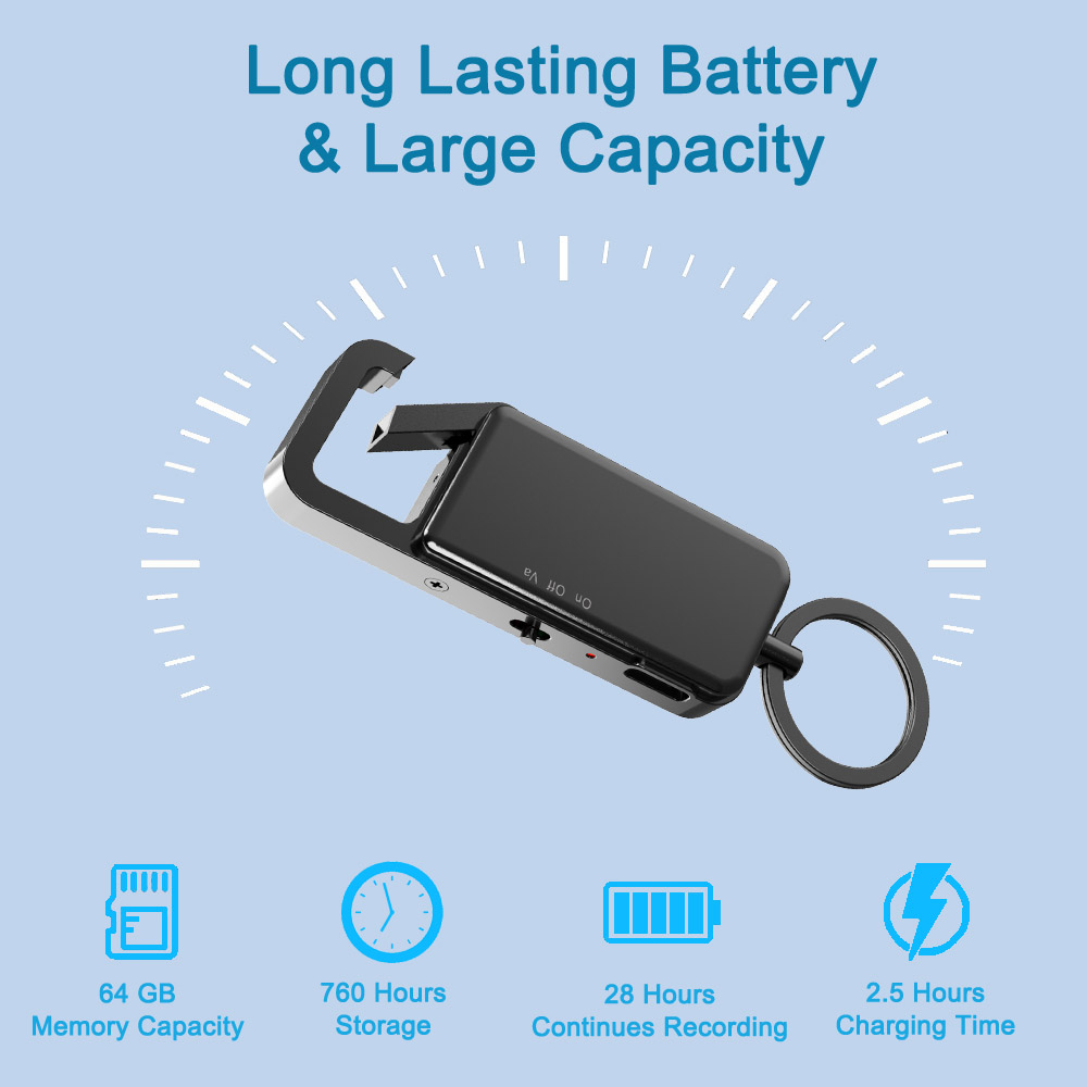 Long Battery & Large Capacity