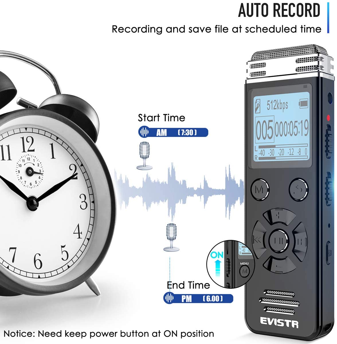 Automatic Recording Time 