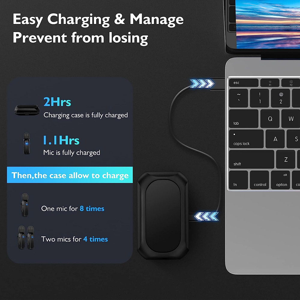 Easy Charging & Manage Prevent from losing