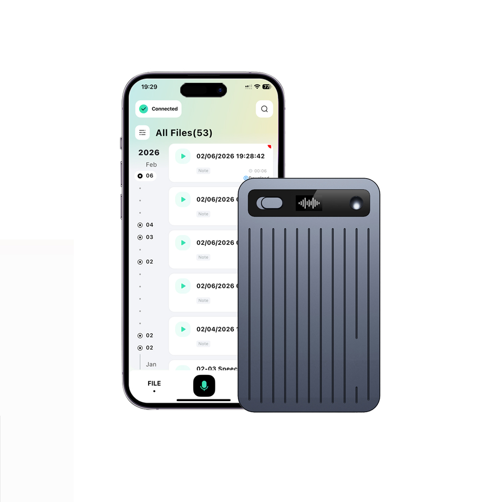 AI Note Slim Recorder LA518 Combined with Chatgpt for meetings studies interviews